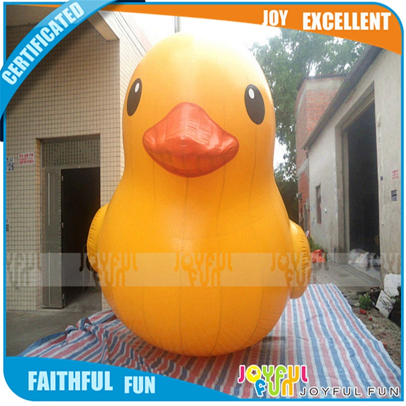 Chinese supplier inflatable advertising big yellow rubber duck of stuffed animal