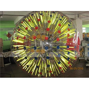 Cheap Inflatable Colored Night Light Zorb Ball for sale