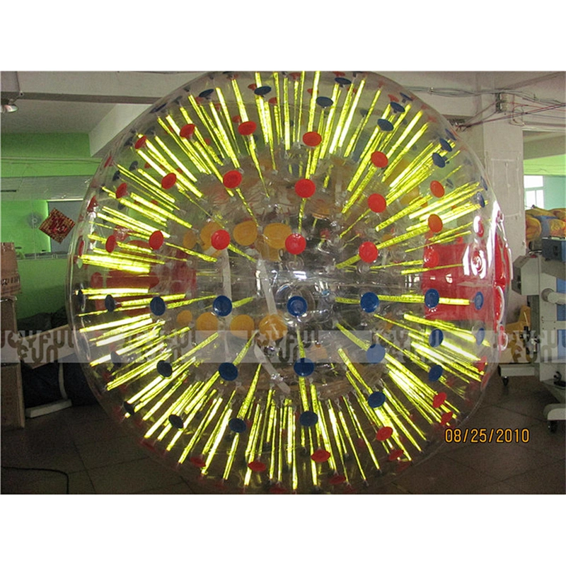 Cheap Inflatable Colored Night Light Zorb Ball for sale