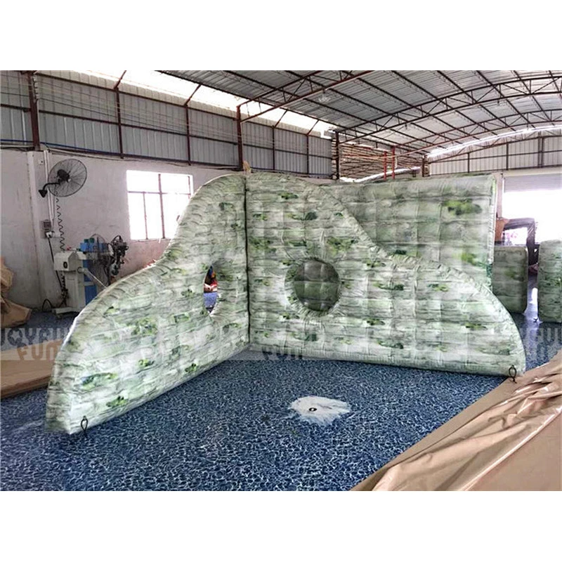 Hot Sale War Zone Military Inflatable Paintball Bunkers