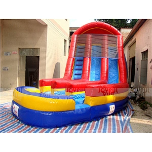 Large argearge Inflatable Funny Water Slides with Pool, Inflatable Swimming Pool Slide for Sales
