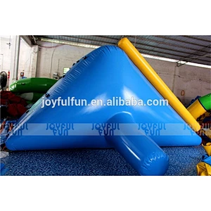 Small Blue Swimming Pool Floating Inflatable Water Slides