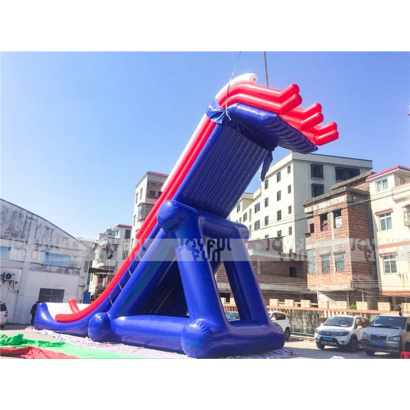 Factory customize cheap water play equipment water slide inflatable yacht boat slide for yacht