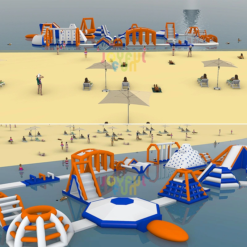 Joyful Fun 2021 Customized Adventure Park Big Outdoor Inflatable Floating Water Park