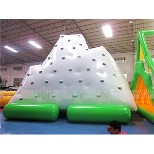 Professional factory inflatable water iceberg floating slide entertainment equipment inflatable game for sale