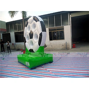 Hot selling inflatable soccer dart interesting game inflatable football sport game