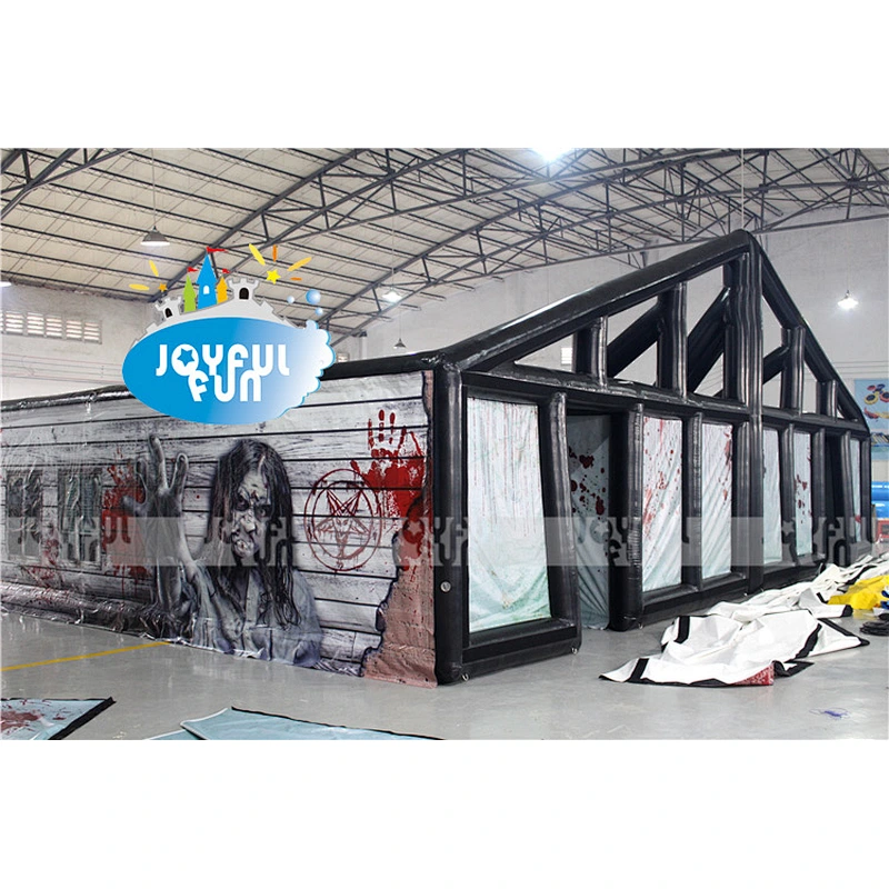 Professional Commercial Halloween horror house inflatable maze game inflatable scary haunted house for sale