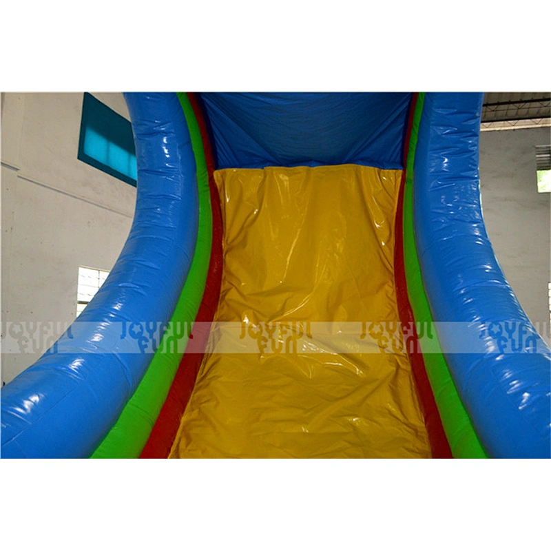 Long and high inflatable slide storm exciting entertain slide game 14 m high kids sewing pvc outdoor slide