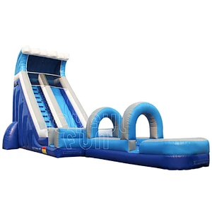 Wholesale Outdoor Used Inflatable Wet Slide for Kinds and Adult