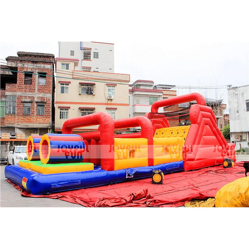 Customizable inflatable obstacle course equipment for adult or kids