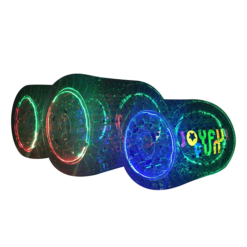 Fashionable design popular inflatable LED light water roller inflatable LED roller wheel game