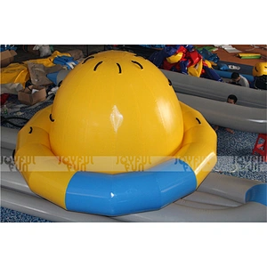 Customized UFO inflatable water floating toys for sale
