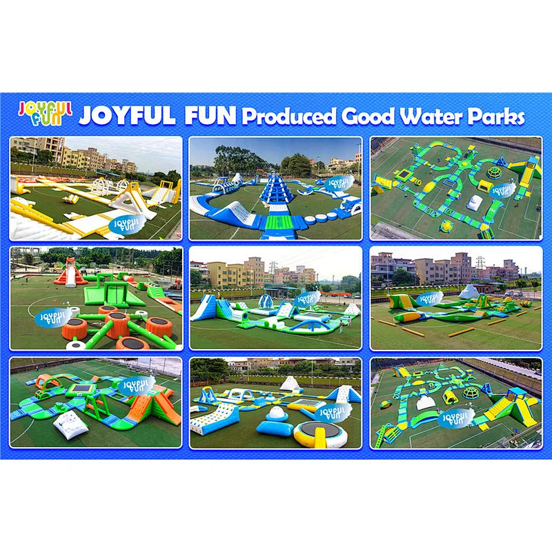 2020 Customized amusement equipment floating inflatable water park for sale