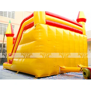 Commercial top quality inflatable dry slide bouncer game inflatable jumping game and toy for sale