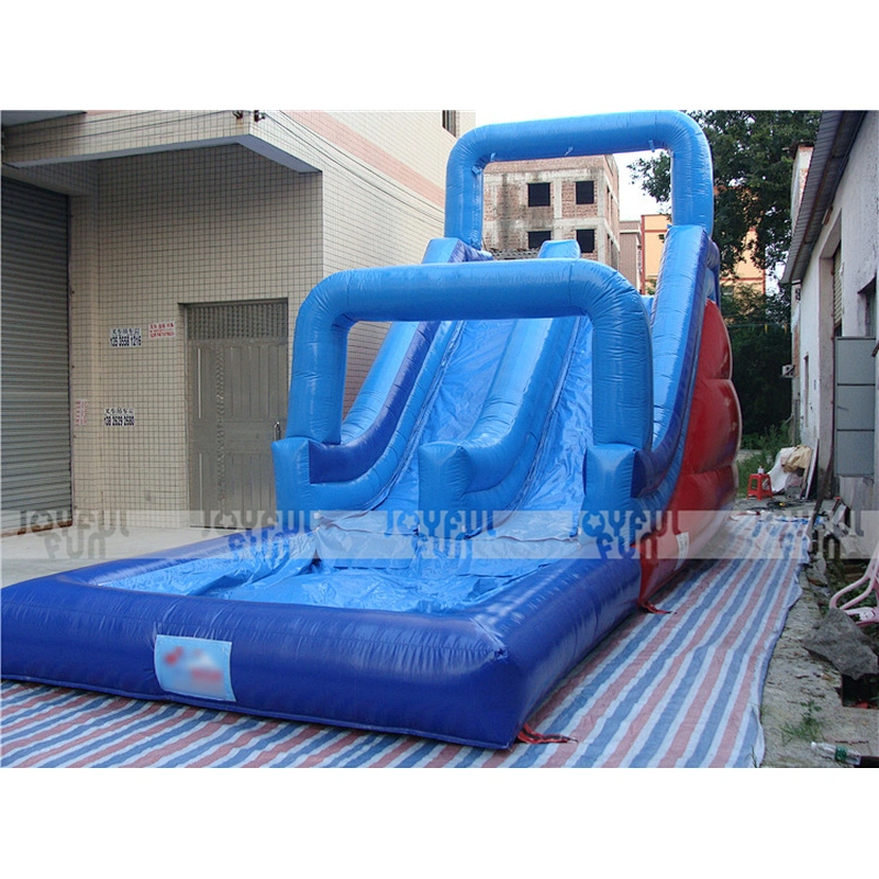 Factory price giant inflatable obstacle course challenge with pool crazy game for kids and adults