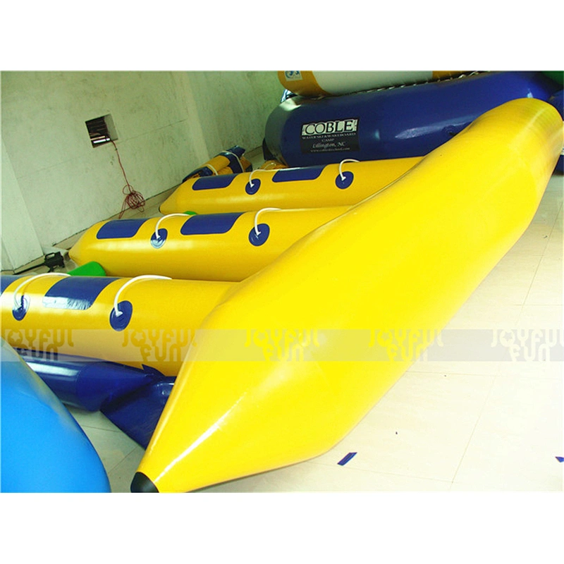 High quality factory price inflatable fish towable banana boat crazy floating game for sale