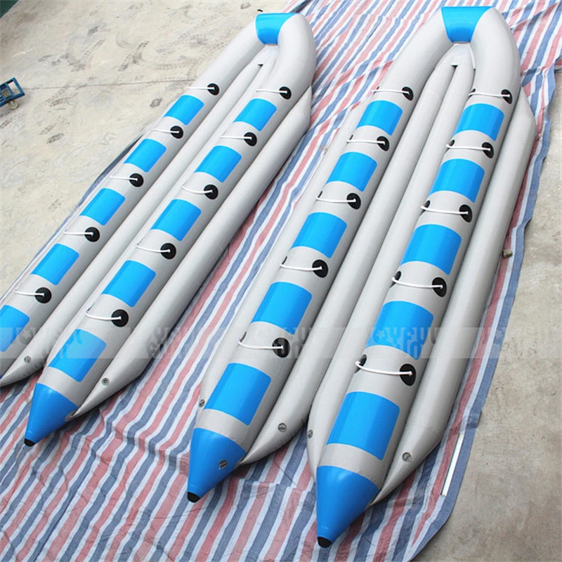 Factory Price Inflatable Banana Boat 10 Seats Double Tube Giant Inflatable Banana Boat for Adult