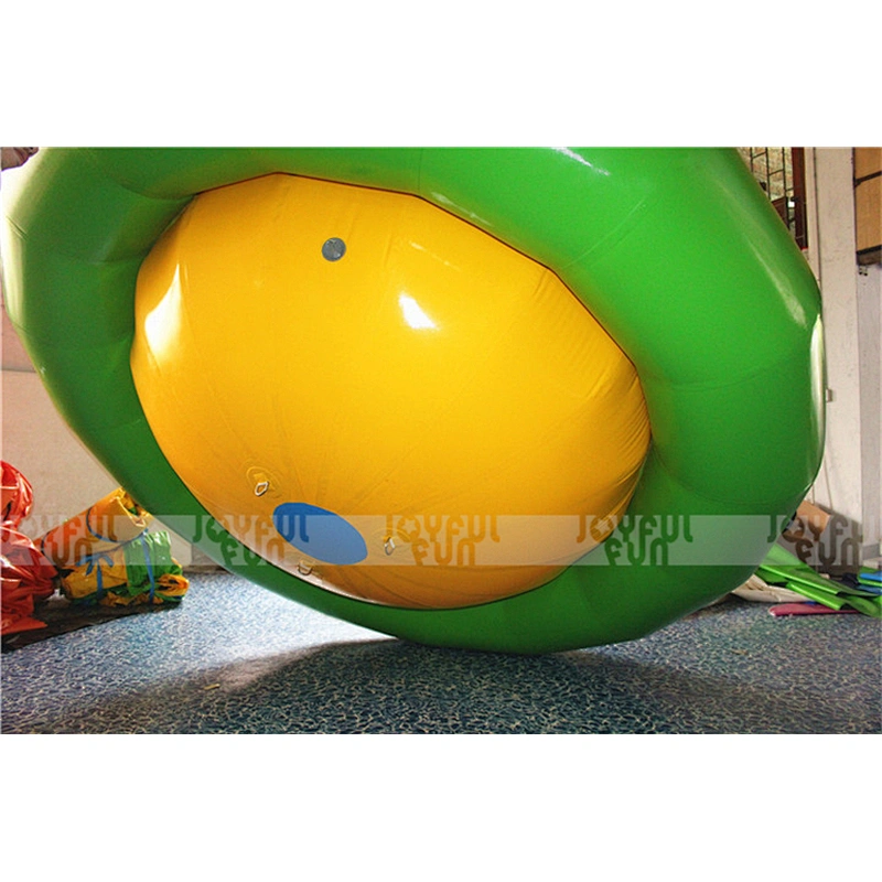 Factory direct price inflatable floating object Kids PVC flying UFO water game toy for sale