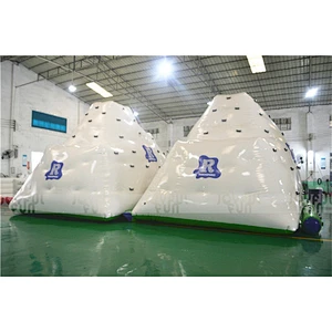 High Quality Floating Water Game Outdoor Large Inflatable Iceberg in Water Play Equipment