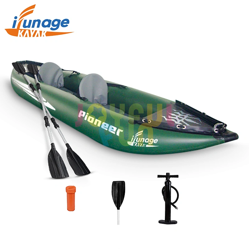 Joyful Fun factory 2 person sit on top tandem kayak sea kayak double canoe inflatable cheap kayaks