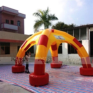 Custom 0.9mm pvc inflatable ad tent, grow advertising tent for sales