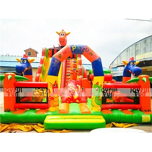 Factory Direct Sale Dragon Dinosaur Movable Mouth Big Slide Playground