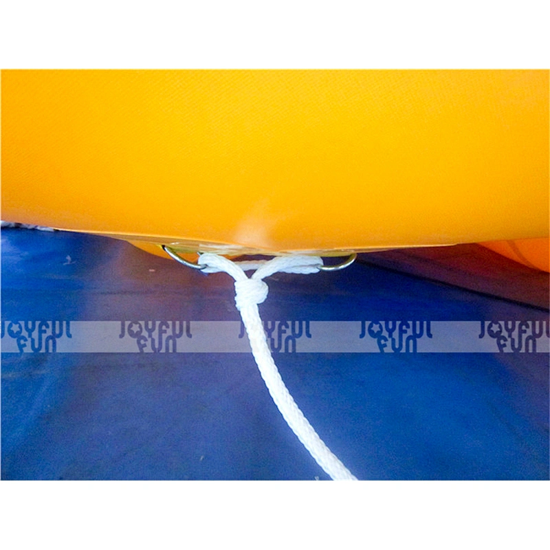 Funny and crazy water game inflatable fly fish boat 6 person fish tube towable for sale