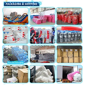 2020 China factory Commercial inflatable Christmas bounce house inflatable bouncy castle combo for sale