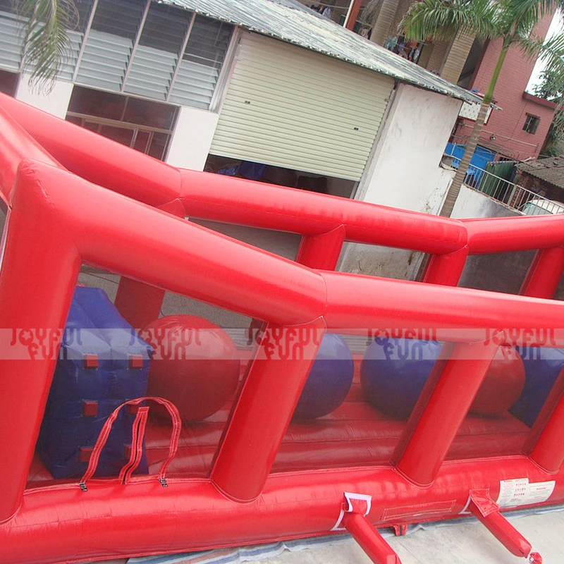 2019 Entertain funny inflatable adult sport game long handle bergs jumper ball with frame and door