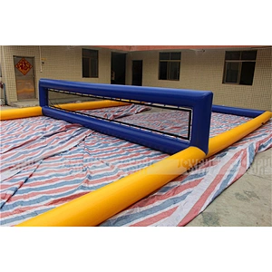 High Quality Water Park Game Floating Inflatable Water Volleyball Court for Adult