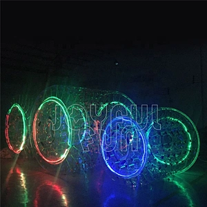 2019 new design cheap price LED inflatable water roller/ inflatable walking roller/ water park toys for sale