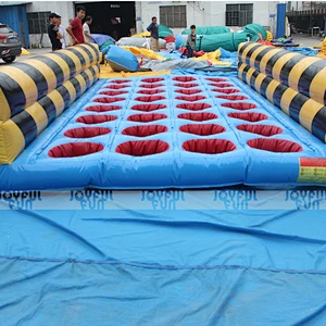 Factory Direct Interactive Challenge Large Used Inflatable Obstacle Course for Adult