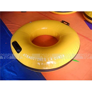 Good quality simple type inflatable PVC water floating ring with handles used in pool