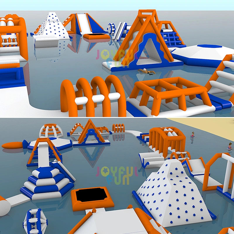 Joyful Fun 2021 Customized Adventure Park Big Outdoor Inflatable Floating Water Park