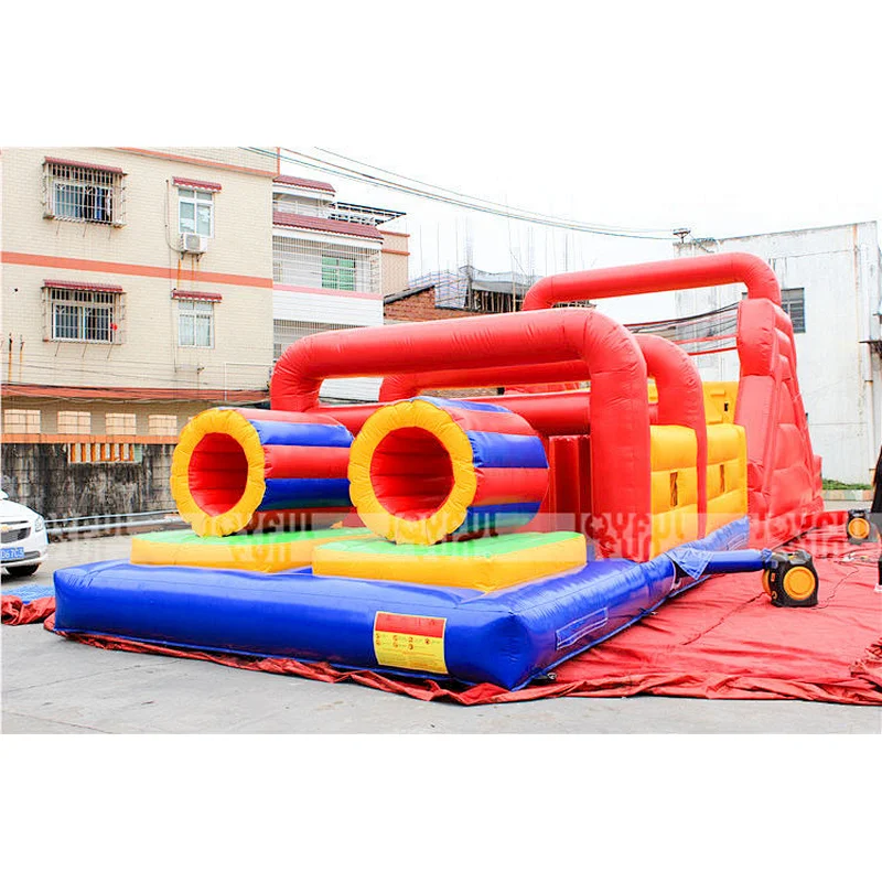 Customizable inflatable obstacle course equipment for adult or kids