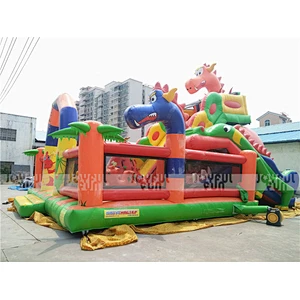 Giant Popular new design inflatable playground funny game inflatable outdoor and indoor playground entertainment park for sale