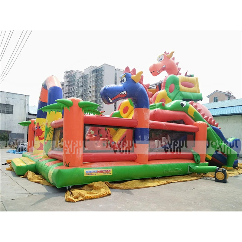 Giant Popular new design inflatable playground funny game inflatable outdoor and indoor playground entertainment park for sale