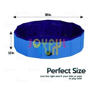 Joyful Fun foldable portable puppy dog Pet pool bath wash tub
