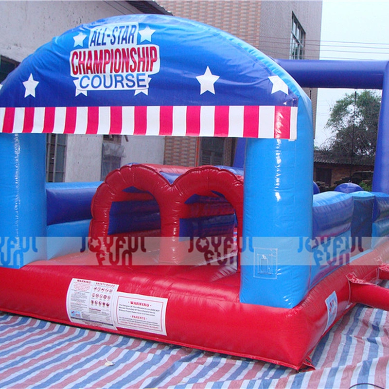 New design obstacle course inflatable game inflatable jumping toy funny game inflatable bouncer house for sale
