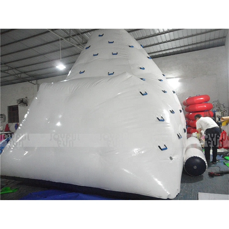 Customizable color red inflatable water slide iceberg toys