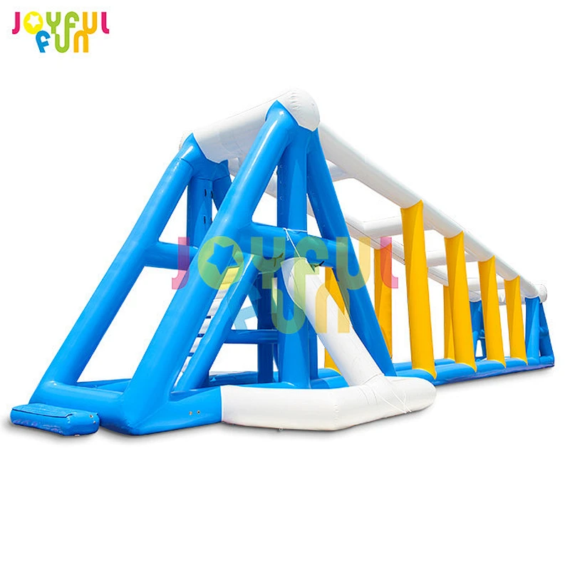 2020 Joyful Fun New Custom Water Sports Outdoor Large Airtight Inflatable Water Park Zip Line for Sale