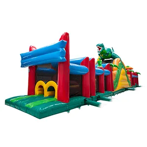 Wholesale Customized Obstacle Course Commercial Large Outdoor Inflatable Obstacle Course for Adult