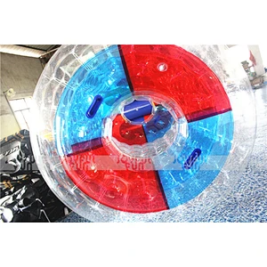 China factory price inflatable walking roller toy inflatable wheel game inflatable for sale
