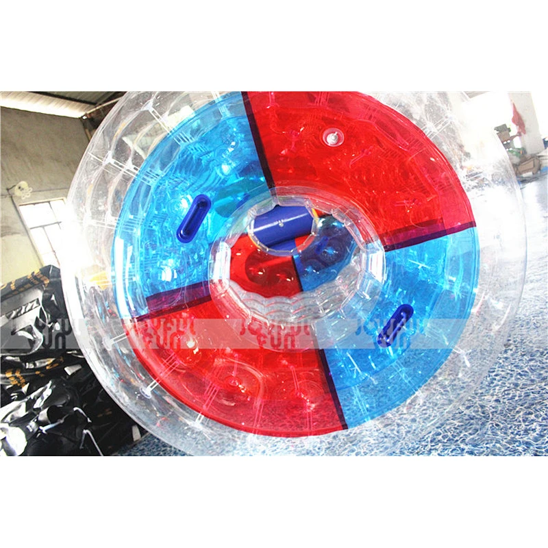 China factory price inflatable walking roller toy inflatable wheel game inflatable for sale