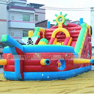 Hot sale high quality inflatable pirate ship playground inflatable new design product