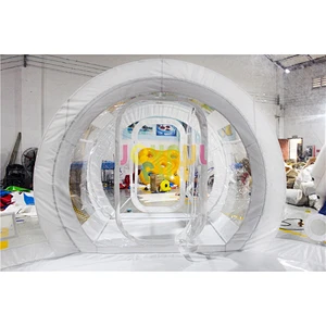 Joyful Fun factory inflatable bubble dome tent house bubble globe transparent tent for sale