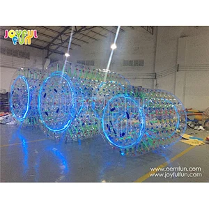 Factory Price Customized LED Inflatable Roller Used Commercial Inflatable Water Roller for Sale