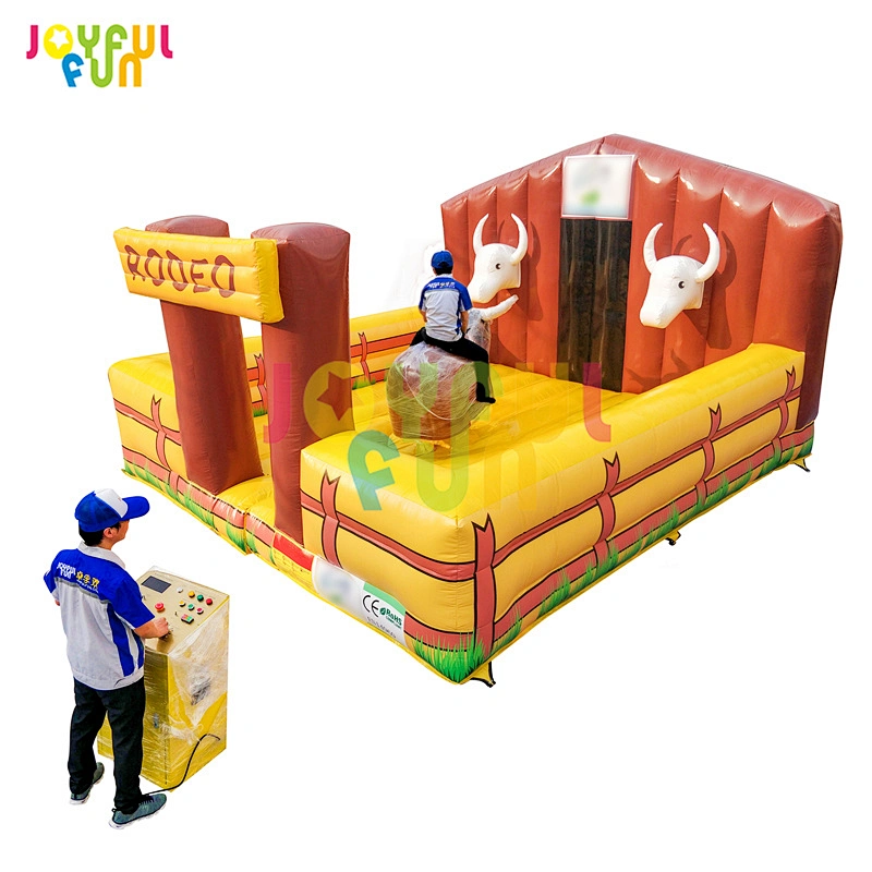Joyful Fun Commercial rodeo bull horse machine inflatable mechanical bull ride games price for sale