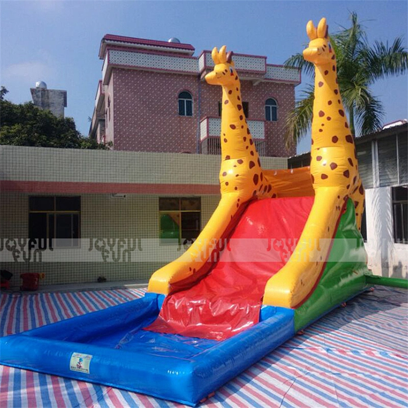 Wholesale Inflatable Giraffe Wet Slides For Rentals