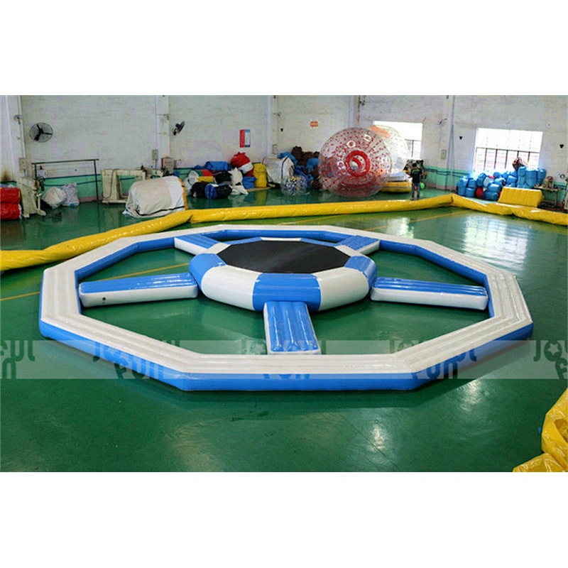 Profession Supplier High Quality Outdoor Water Island Used Commercial Giant Inflatable Water Island in Water Play Equipment